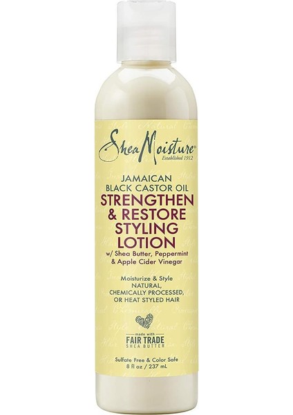 Jamaican Black Castor Oil Güçlendirici ve Onarıcı Şekillendirici Losyon 237ML