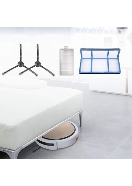 Ilıfe V3 V3S V5 V5S V5S Pro Için Yedek Aksesuar Kiti Pro Robot Süpürge Filtre Pro Robot Süpürge Filtreleri Yan Fırçalar