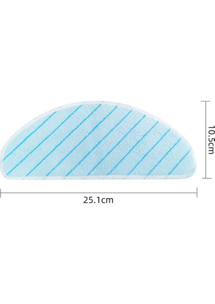 Ecovacs T9AIVI / Aıvı+ Için Temizleyici Aksesuar Hepa Filtre, Kauçuk Rulo Ana Fırça Yan Fırça Paspas Bezi Toz Torbası
