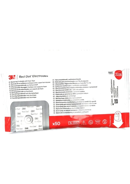 3m Red Dot Ekg Elektrot 2228 (50 Adet)