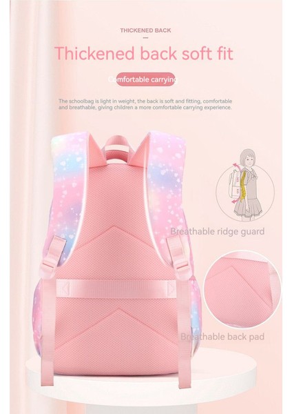 Lovehome Desen Baskılı Çocuk Sırt Çantası - Pembe (Yurt Dışından) indirimleri