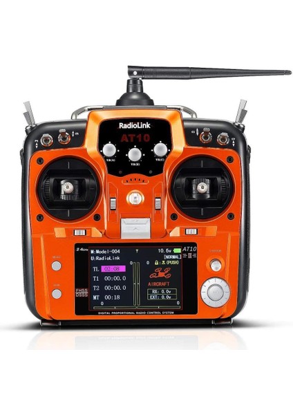 AT10II 2.4ghz 12 Kanal Kumanda ve R12DS Alıcı