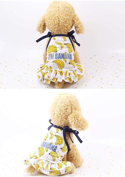 Muz Desenli Köpek Kıyafeti - Sarı (Yurt Dışından) fırsatları