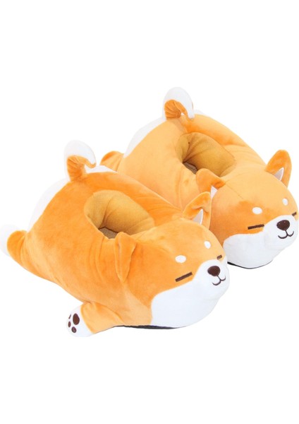 Komik Shiba Inu Şekil Sıcak Kapalı Kış Yumuşak Peluş Terlik (Yurt Dışından) fiyatları