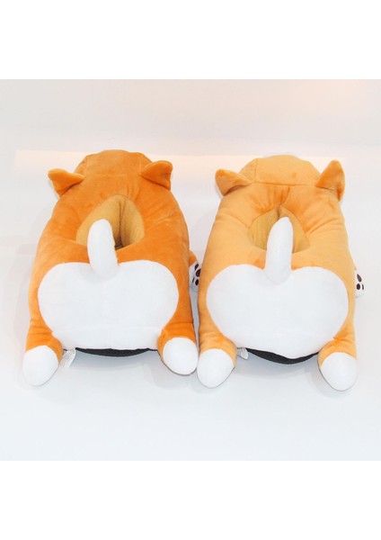 Komik Shiba Inu Şekil Sıcak Kapalı Kış Yumuşak Peluş Terlik (Yurt Dışından) indirimleri