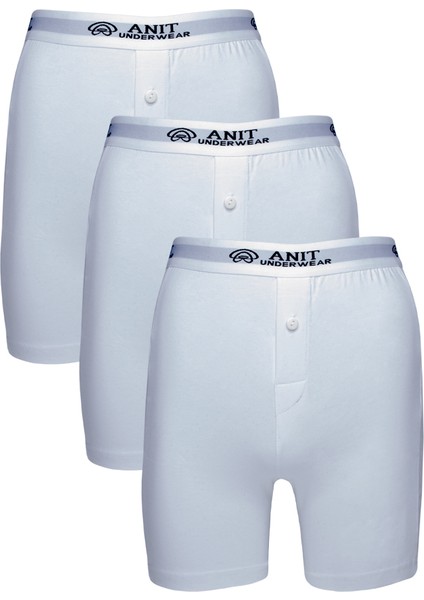 Anıt 1114 Likralı Uzun Paça 3'lu Boxer