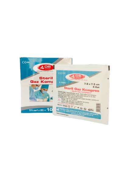 Steril Gaz Kompres 7.5x7.5 cm 100 Adet