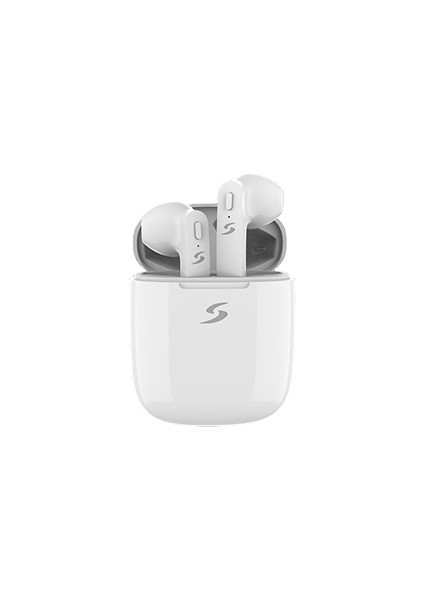 Yavuz Teknolojiürünleri Soultech BH015B Freesound True Comfort Kablosuz Tws Bluetooth Kulaklık Beyaz