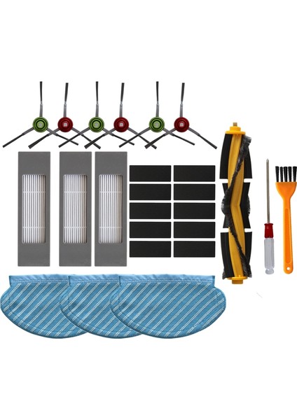 Ecovacs Deebot Ozmo 950 920 Süpürme Robotu Aksesuarları Ana Fırça Yan Fırça Hepa Filtre Bez Paspas Için Uygundur (Yurt Dışından)