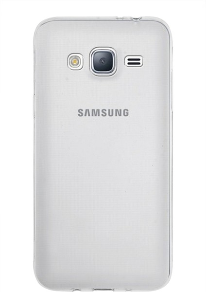 Samsung Galaxy J3 Uyumlu ile Uyumlu Kapak Şeffaf Silikon ile Uyumlu Kılıf