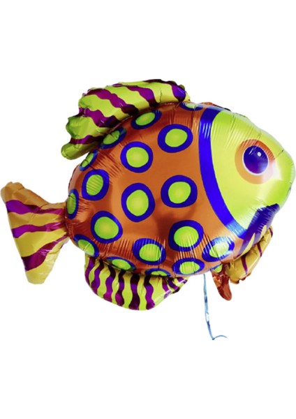 Renkli Balık Folyo Balon