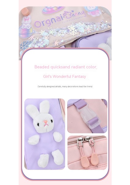 Büyük Kapasiteli Çocuk Sırt Çantası - Pembe (Yurt Dışından) modelleri