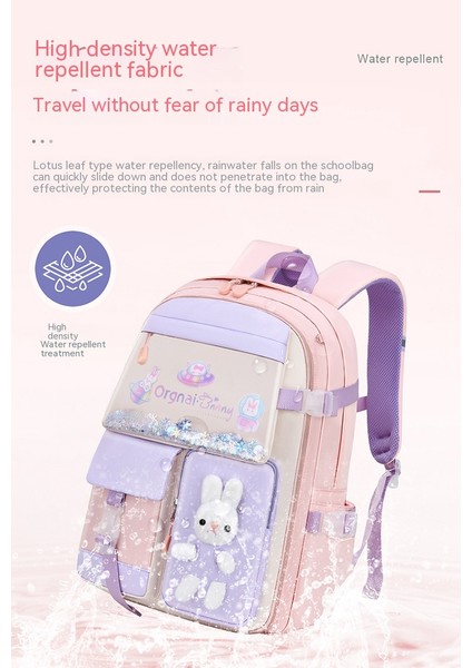 Büyük Kapasiteli Çocuk Sırt Çantası - Pembe (Yurt Dışından) fırsatları