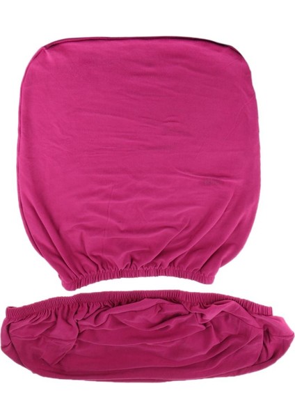 Katı Streç Spandex Slipcover Ofis Bilgisayar Sandalye Kapağı Gül Kırmızı (Yurt Dışından) fiyatları