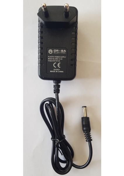 12 Volt 2 Amper Adaptör