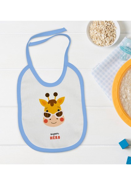 Kids Mavi Bebek Mama Önlüğü - Model 179