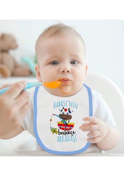 Kids Mavi Bebek Mama Önlüğü - Model 161 fiyatları