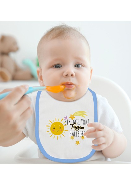 Kids Mavi Bebek Mama Önlüğü - Model 57 fiyatları