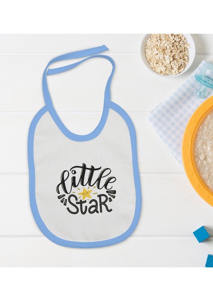 Kids Mavi Bebek Mama Önlüğü - Model 7