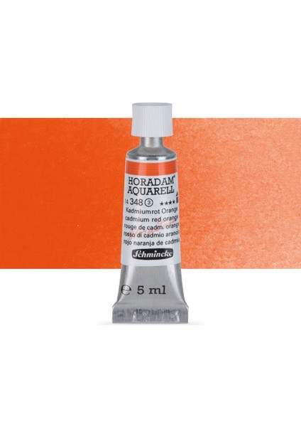 : Horadam Aquarell Tüp Sulu Boya : 5 ml : Cadmium Red Orange