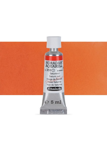 : Horadam Aquarell Tüp Sulu Boya : 5 ml : Saturn Red