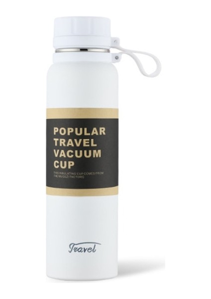 650ML Çift Paslanmaz Çelik Spor Termos Açık Tırmanma Fitness Termal Şişe