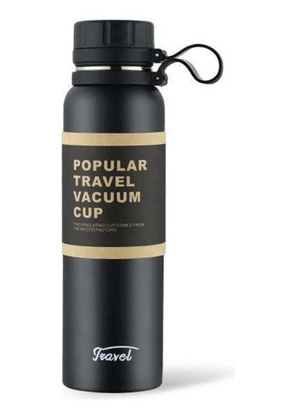 650ML Çift Paslanmaz Çelik Spor Termos Açık Tırmanma Fitness Termal Şişe