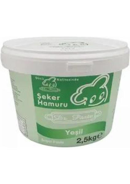 Şeker Hamuru 2,5 kg - Yeşil
