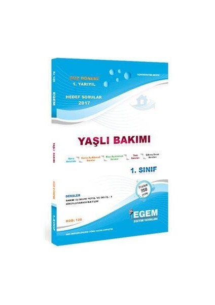1. Sınıf Yaşlı Bakımı K. A Güz Dönemi