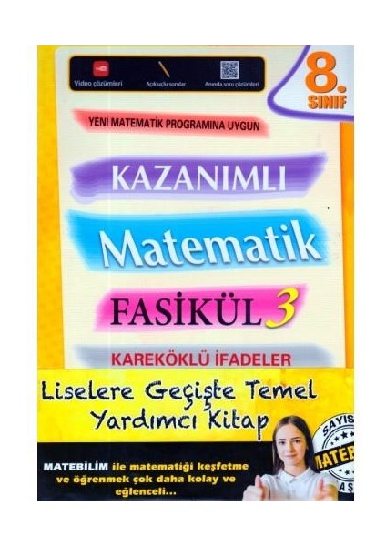 8. Sınıf Kazanımlı Matematik Fasikül 3
