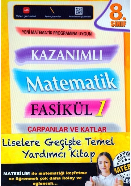 8. Sınıf Kazanımlı Matematik Fasikül 1