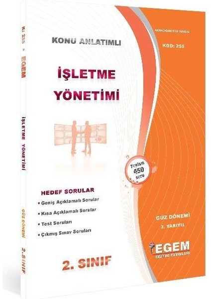 2. Sınıf 3. Yarıyıl İşletme Yönetimi K. A Güz