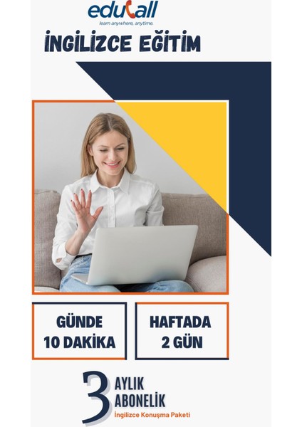 Ingilizce Eğitim Günde 10 Dakika Haftada 2 Gün 3 Aylık
