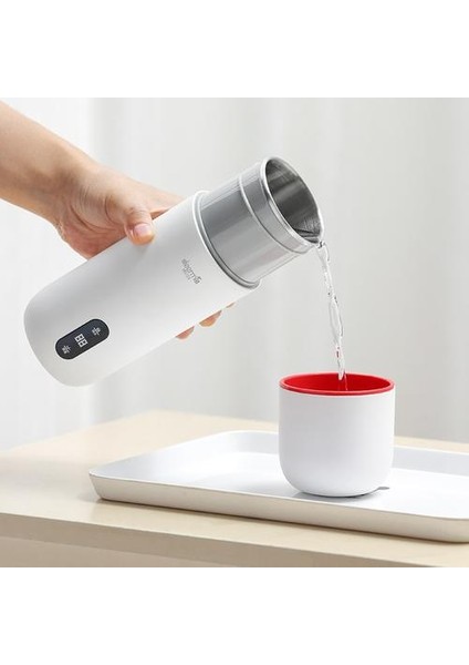 Taşınabilir Elektrikli Su Isıtıcısı Su 350ML Dokunmatik Kontrol Termos Akıllı Su Kettle