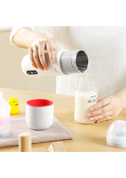Taşınabilir Elektrikli Su Isıtıcısı Su 350ML Dokunmatik Kontrol Termos Akıllı Su Kettle