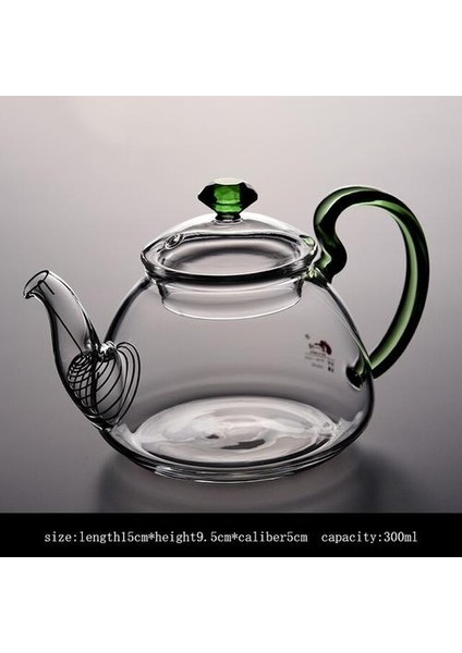 300 ml Çaydanlık El Yapımı Isıya Dayanıklı Cam Çaydanlık Ev Teaware Çin Kung Fu Çay Seti Teaware Çay Su Isıtıcısı Yaratıcı Kahve Su Isıtıcısı | Çaydanlıklar modelleri