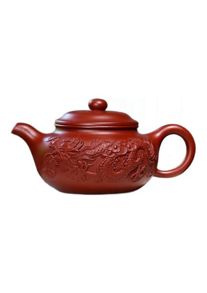 Yixing Çay Pot Dragon Desen Mor Kil Çaydanlıklar Güzellik Su Isıtıcısı Çay Töreni Özelleştirilmiş El Yapımı Dahongpao Authentic | Çaydanlıklar