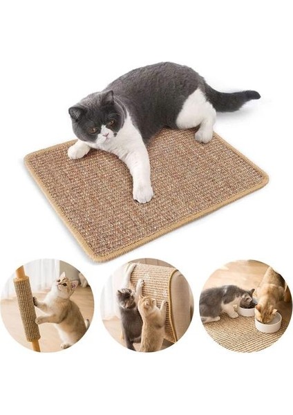 Sisal Pad Kedi Scratch Pad Anti-Scratch Kanepe Koruma Anti-Scratch ve Disdain Kedi Malzemeleri (Yurt Dışından)