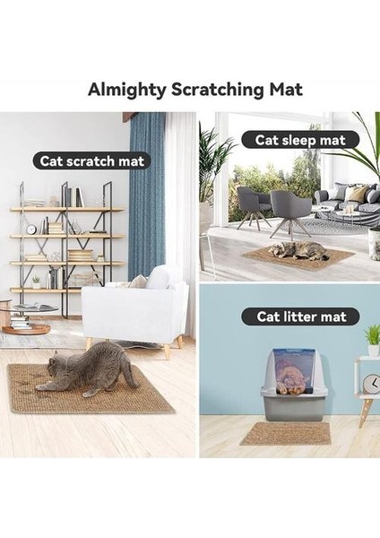 Sisal Pad Kedi Scratch Pad Anti-Scratch Kanepe Koruma Anti-Scratch ve Disdain Kedi Malzemeleri (Yurt Dışından) indirimleri