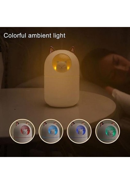 300 ml Hava Nemlendirici Sevimli Pet Mini Ev Küçük Nemlendirici Aromaterapi Ayı USB Nemlendirici | Nemlendiriciler modelleri