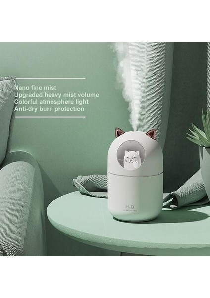 300 ml Hava Nemlendirici Sevimli Pet Mini Ev Küçük Nemlendirici Aromaterapi Ayı USB Nemlendirici | Nemlendiriciler fırsatları