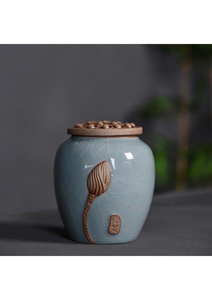 Çin Tarzı Retro Çay Depolama Kavanozları Mini Şeker Kase Kapak ile Lotus Desen Şeker Kavanoz Şişesi Mutfak Baharatları Seramik Kavanoz | Depolama Şişeleri ve kavanozlar (Mavi)(Yurt Dışından) fiyatları