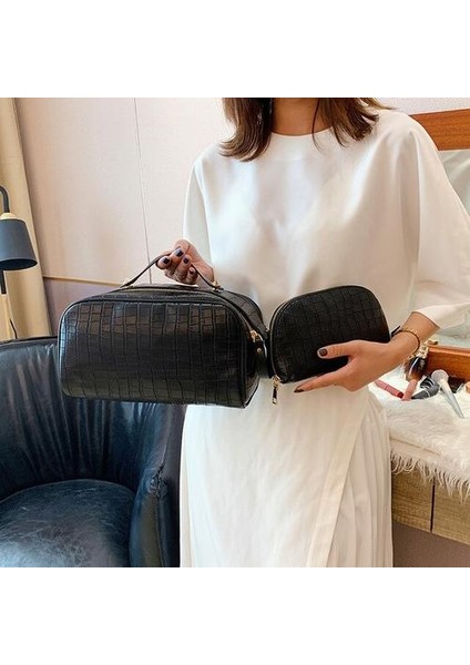 Kadınlar Için Kozmetik Çanta Lüks Çanta Moda Bayanlar Tuvalet Seti Küçük Deri Makyaj Çantası Büyük Kapasiteli Çanta | Kozmetik Çanta ve davalar modelleri