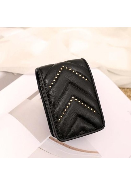 Ruj Kılıfı Mini Ayna ile Küçük Makyaj Çantası Kadın Hakiki Deri Ağız Kırmızı Takı Cüzdan Moda Taşınabilir | Kozmetik Çanta ve davalar fırsatları