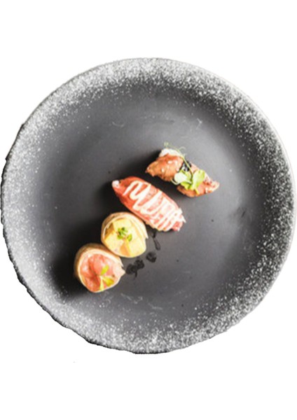 Japon Seramik Yemek Tabağı Yaratıcı Ev Western Biftek Plaka Sığ Salata Çorbası Snack Plaka Retro Sofra Bulaşıkları | Bulaşıklar ve Amp;Tabaklar (Yurt Dışından)