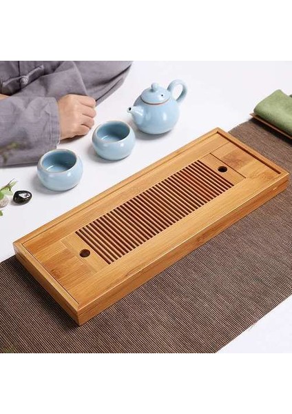 Bambu Çay Tepsileri Çin Çay Servik Kung Fu Çay Tepsileri Çevre Dostu ve Yüksek Masa Su Depolama Tepsileri Kuru Kabarcık Masası | Çay Tepsileri