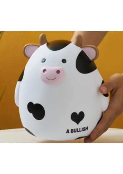 Ayı Tavşan Kumbara Para Plastik Para Para Çekmek Için Jar Paraları Para Kutusu Büyük Para Kutuları (18 * 16 * 19 Cm)