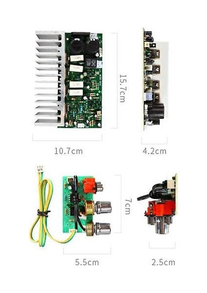 350W Subwoofer Amplifikatör Kartı Mono Yüksek Güçlü Subwoofer Bir Amplifikatör Kartı Diy Subwoofer Hoparlör
