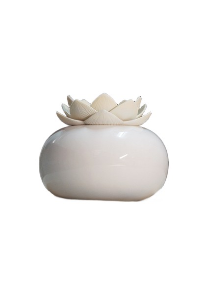 Lotus Çiçeği Aromaterapi Seramik Ultrasonik Aroma Nemlendirici Hava Difüzör Basitlik Arıtma Uçucu Yağ Difusor De | Nemlendiriciler