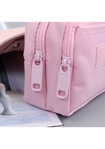 (Pembe Kedi Pençe) Kalem Kılıfı Pu Deri Kalem Kılıf Cetvel Çanta Okul Kız Tatlı Silgi Tutucu modelleri